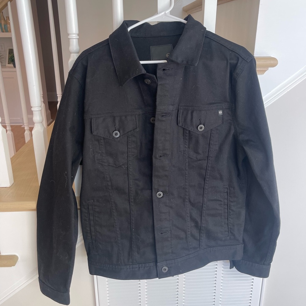 AG Black Denim Jacket